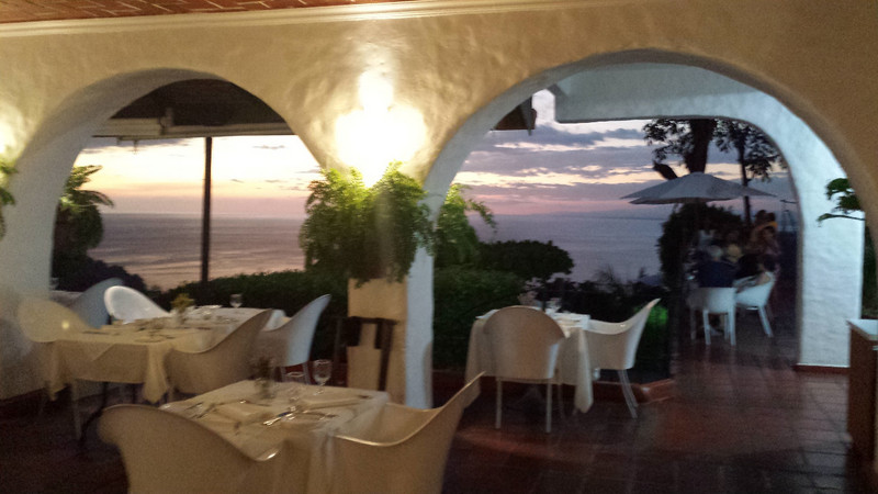 Fabulous sunsets from the Mariposa Hotel