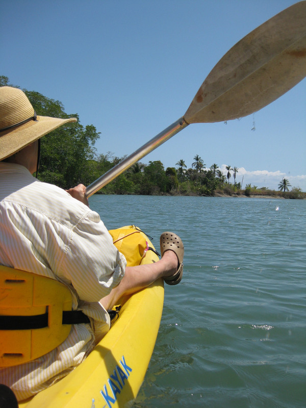 Kayaking from Corcovado Beach Lodge 