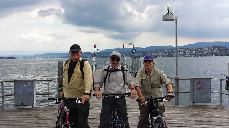 bike ride around Zurich with Stefan