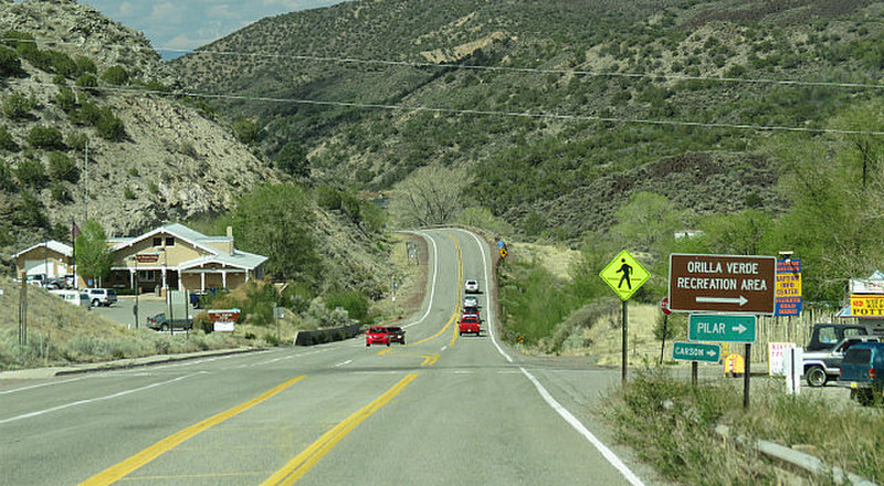 Camping on the Rio Grande near Taos