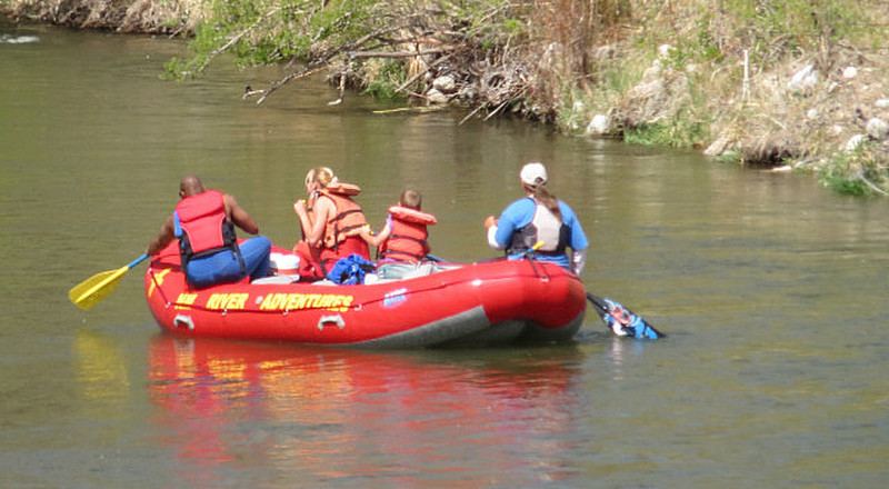 Camping on the Rio Grande near Taos