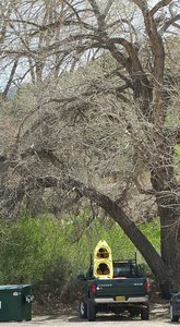 Camping on the Rio Grande near Taos