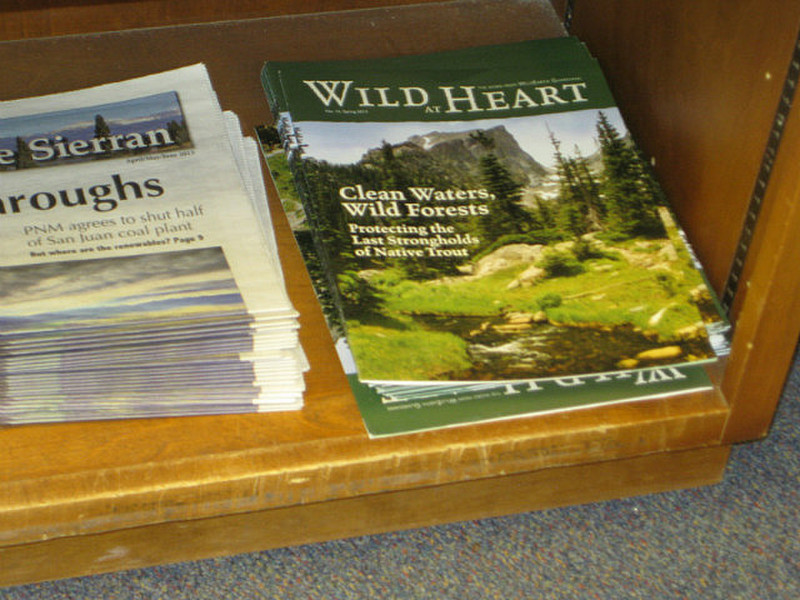 Riding bikes /delivering WildEarth Guardian News