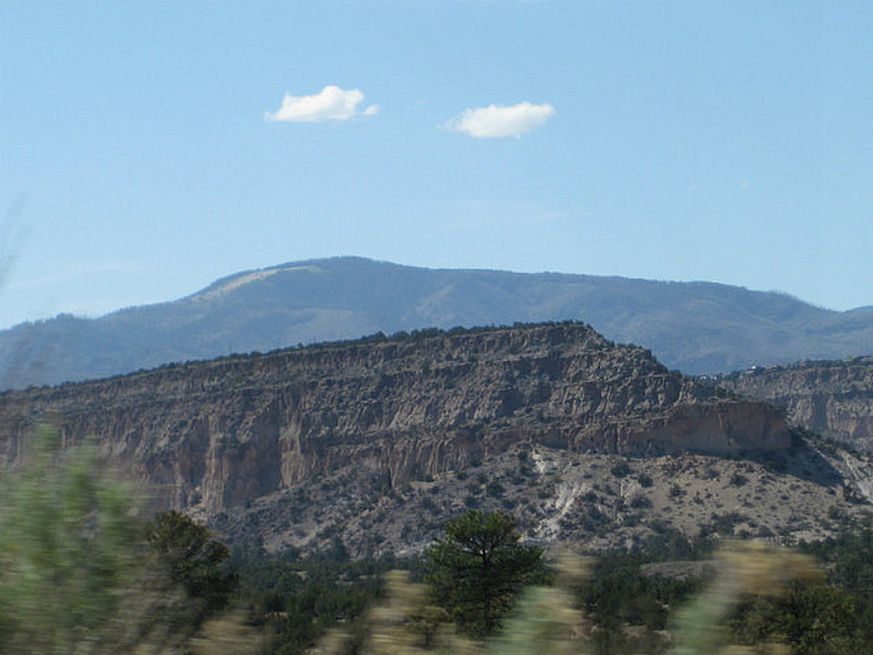 Dramatic Scenery On  Road to Los Alamos
