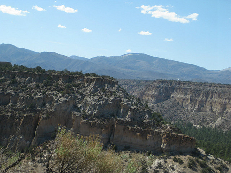 Dramatic Scenery On  Road to Los Alamos