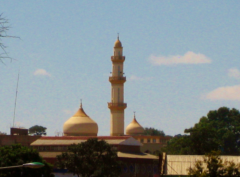 beautiful mosque in the town