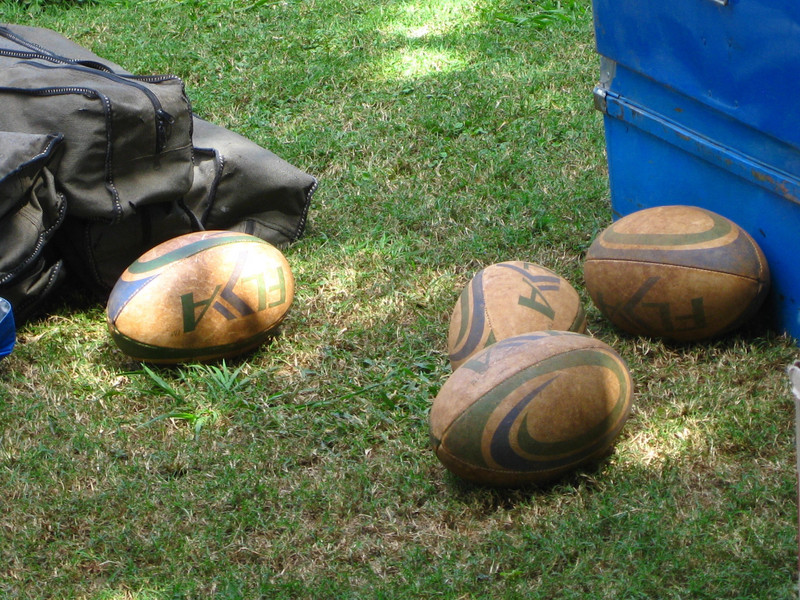 rugby balls 