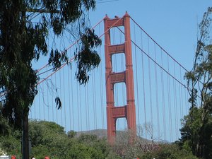 Getting closer to the Golden Gate Bridge