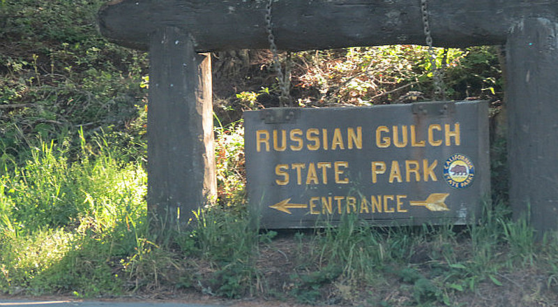 Russian Gulch State Park near Mendocino, CA