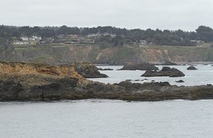 Mendocino in the distance