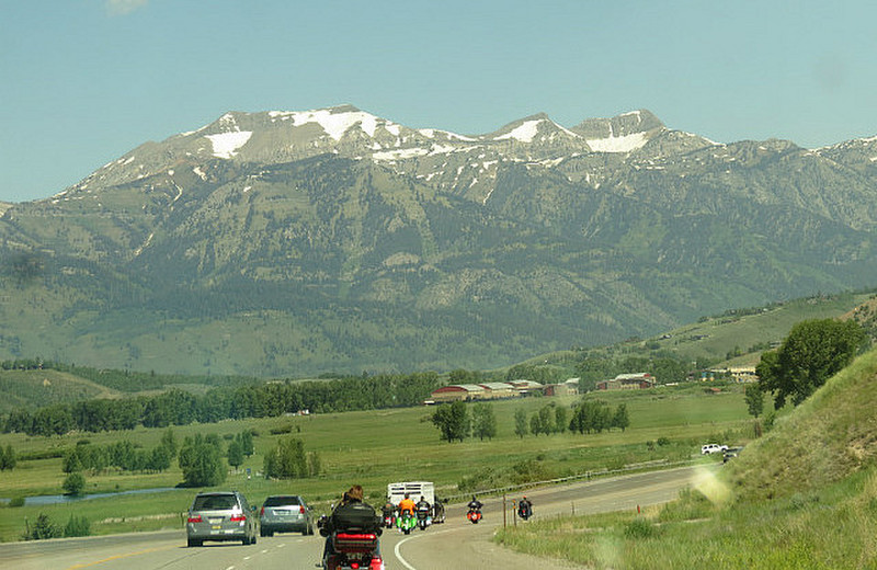 Heading into Jackson Hole from the south