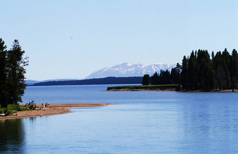 Lovely Lake Yellowstone as seen from Fishing Bridg