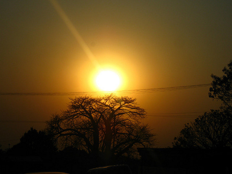 Sunset in Chipata