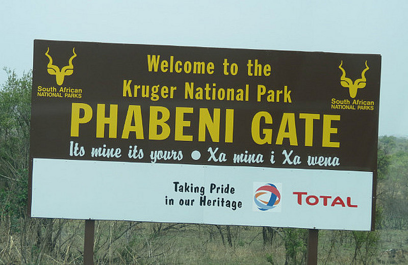 Phabeni Gate to Skukuza
