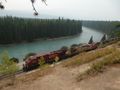 Bow River Train Passing