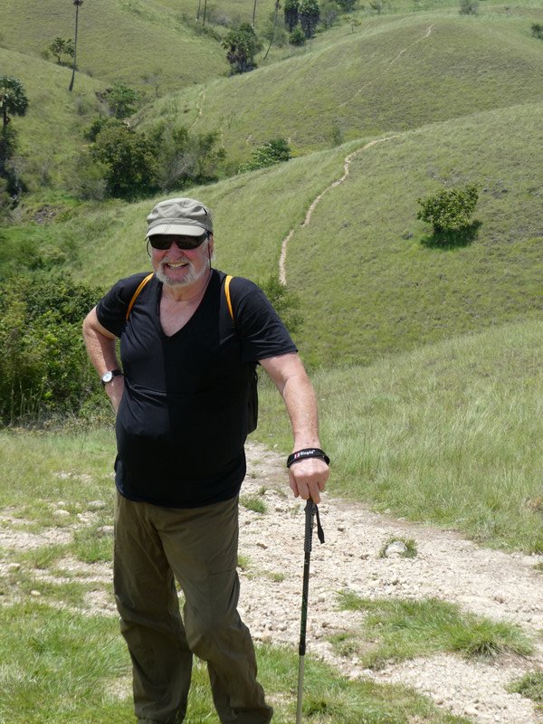 Stan Hiking for Komodo Dragons