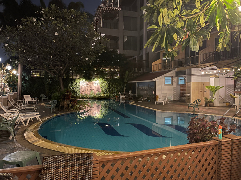 Pool View, New Siam Riverside Hotel, Bangkok