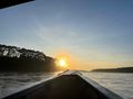 Watching the Sunrise, Cruising through the Amazon Jungle