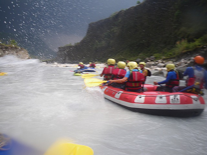 Rafting into the Ominous Rain Clouds