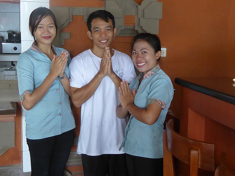 Friendly Staff at Puri Wurita Resort