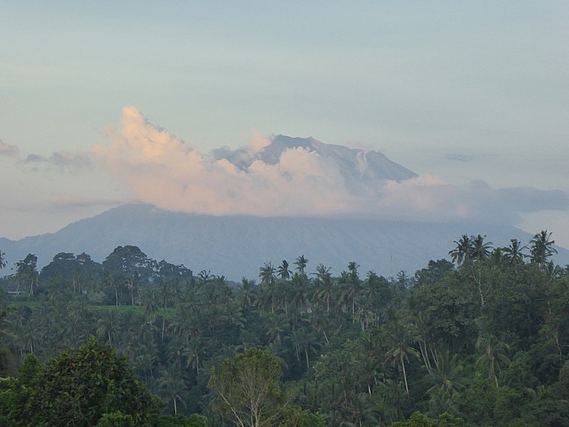 Volcanoe Amidst Jungle Setting = Beauty