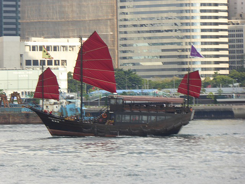 Traditional Chinese Junk Boat