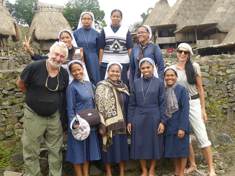 Fun Photo Shot with Flores&#39; Catholic Nuns