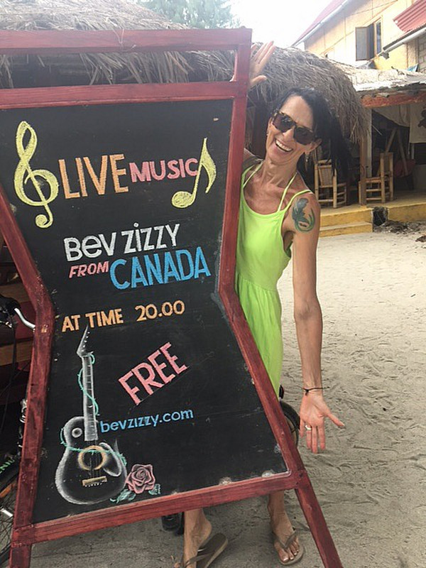 Live Music:  Bev Zizzy from Canada