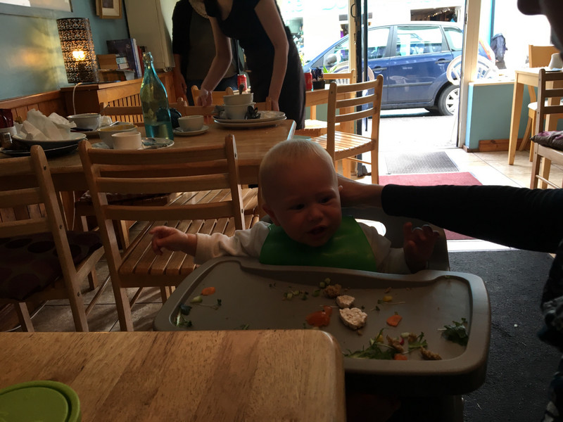 Making a mess on my plate in Dingle