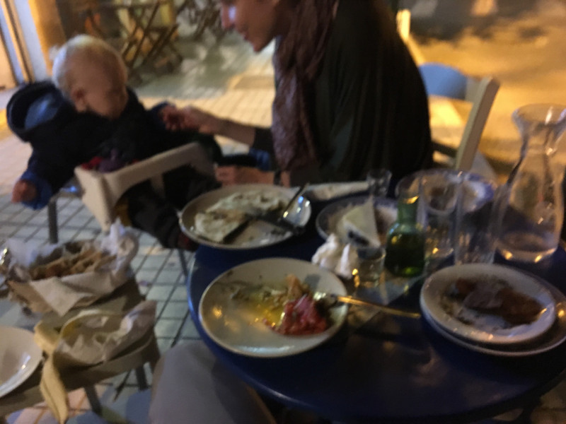 Thessaloniki - Dinner on the way home 