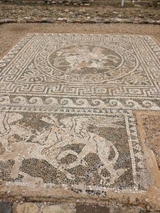 Ancient Olynthos mosaics