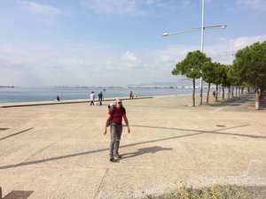 The walk to Thessaloniki by the sea