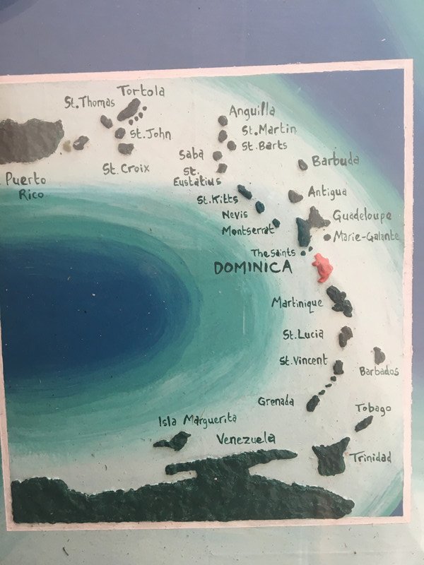 A map of the islands