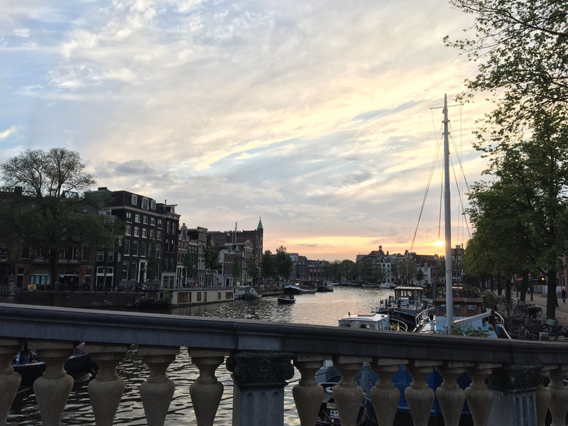 Amsterdam evening light