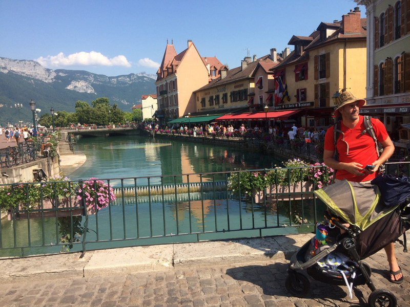 Annecy waterfront 