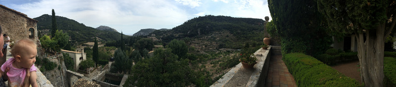 Monastery cloister view
