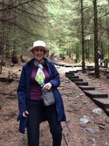 Glendalough - Grandma still happy after over 500 stairs