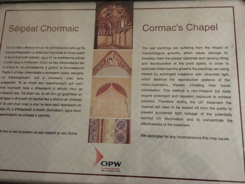 Cashel - Cormac's chapel description