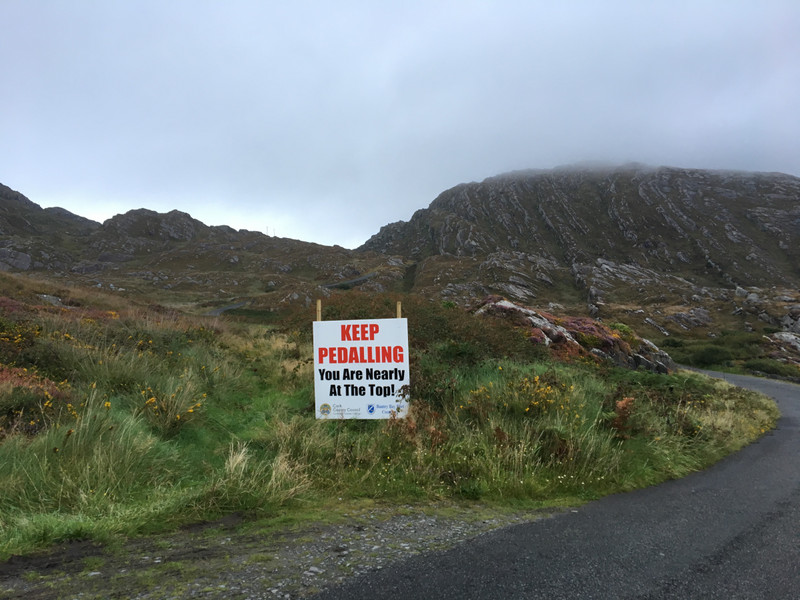 Ring of Beara - Support for cyclists