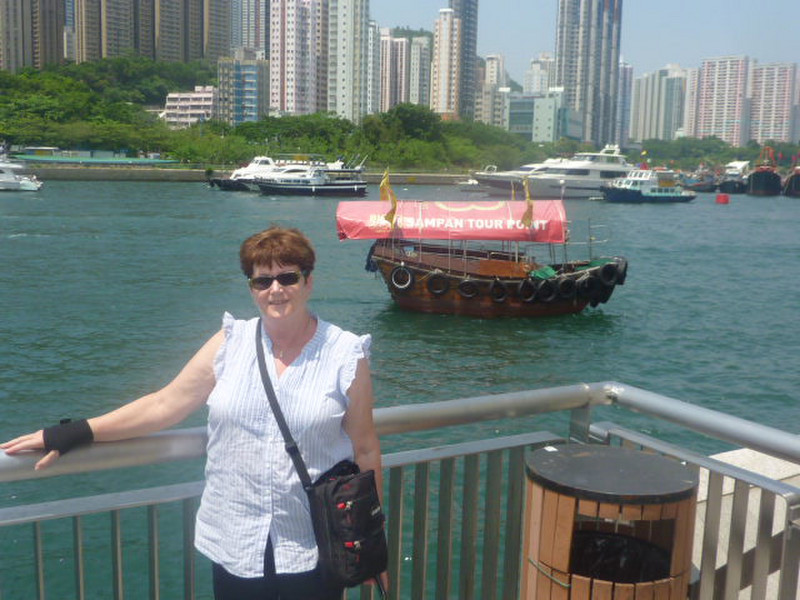 With Sampan and Aberdeen in background