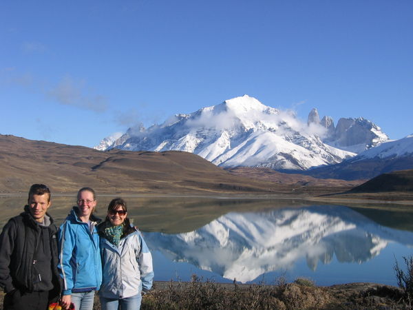 Team Chile and Torres Del Paine Mountains