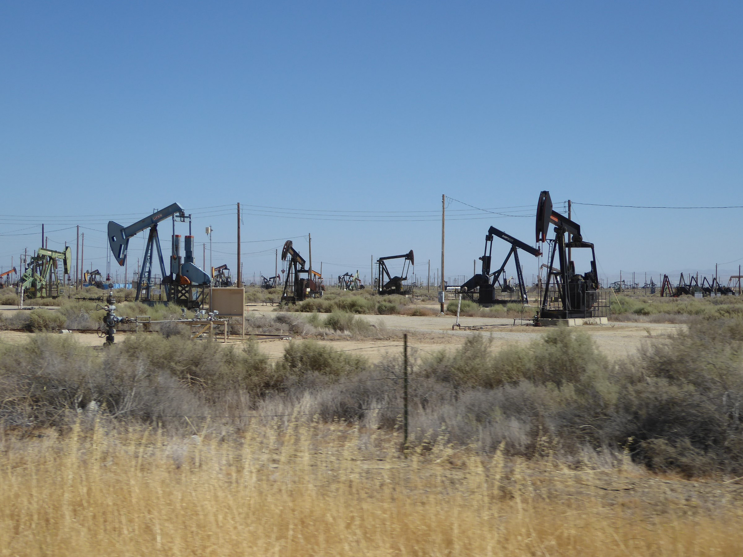 Oil Field - Lost Hills California  Photo