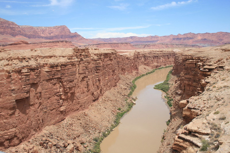 Colorado River at Navajo Bridge, Marble Canyon
