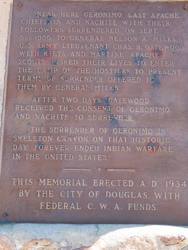 Geronimo Monument