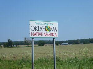 Crossing into Oklahoma