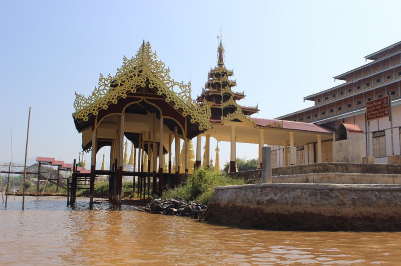 Pagoda along the canal