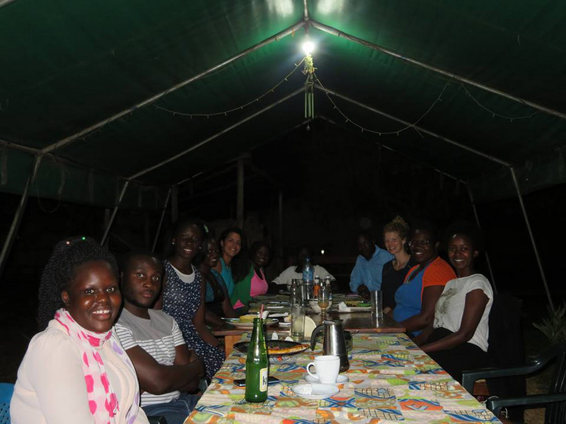 Fairwell Dinner at Volcanoes Safari Partnership Trust