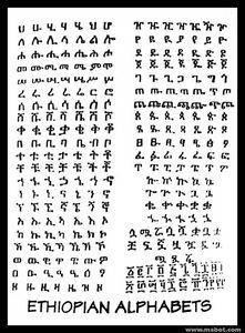 amharic ethiopian etiopia tigrinya alphabets symbols colere ritorno geluk lingue tipografia flashback ez
