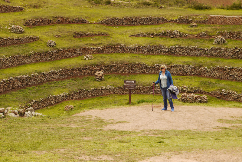 Yes there were a few circular terraces