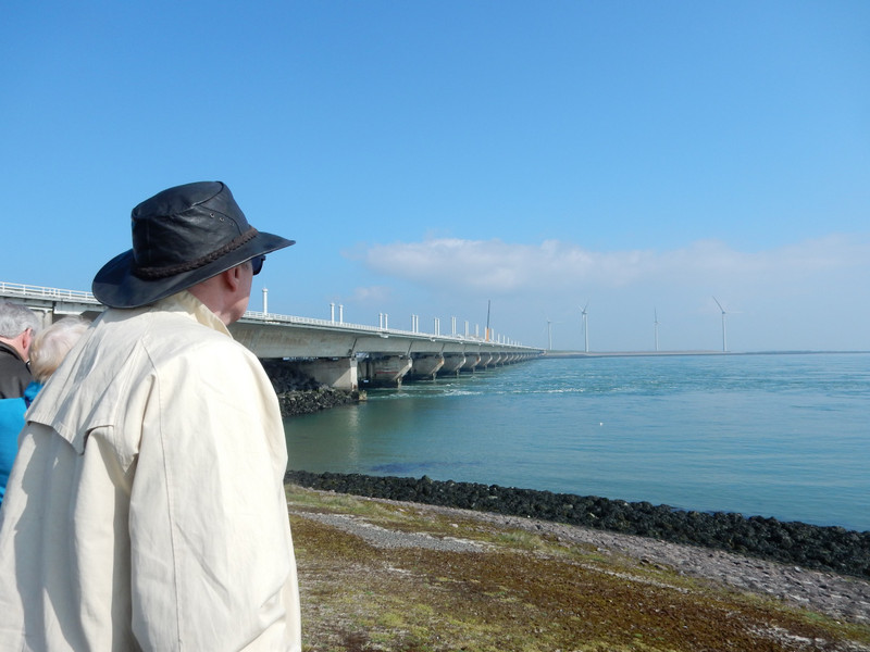 Stefan looks over the Storm surge barrier
